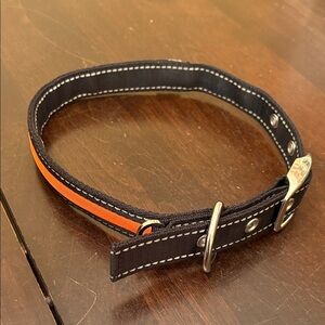 Black and Orange Dog Collar